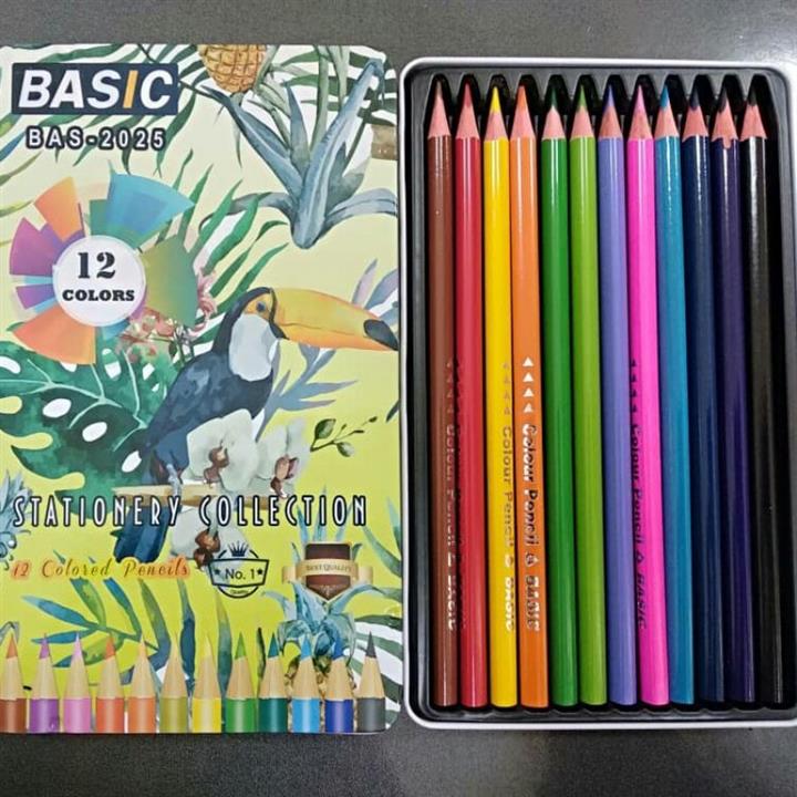 مداد رنگی12 رنگ بیسیک